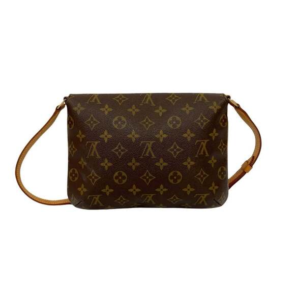 LOUIS VUITTON Authentic Brown Monogram Leather Shoulder Bag - Picture 3 of 10